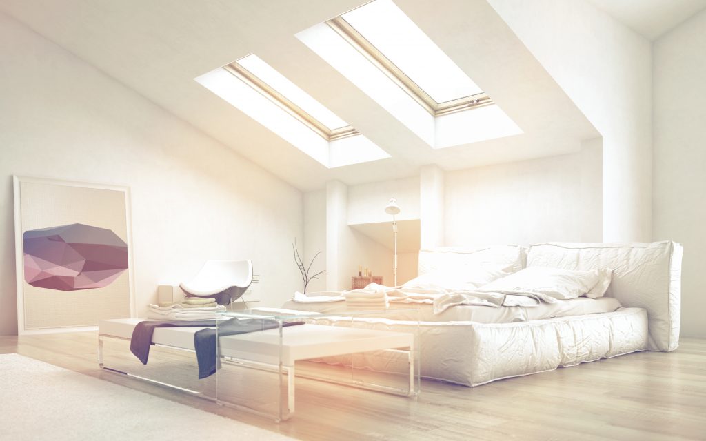install skylights to increase natural light in home