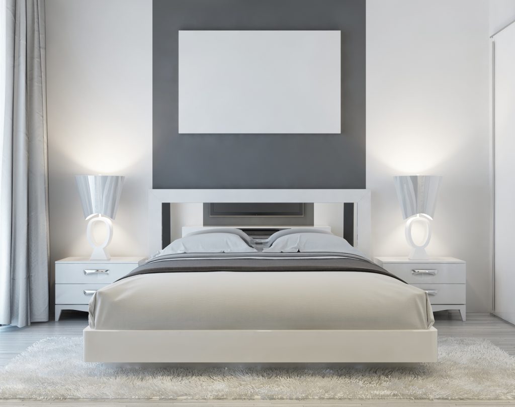 keep white wall to increase natural light