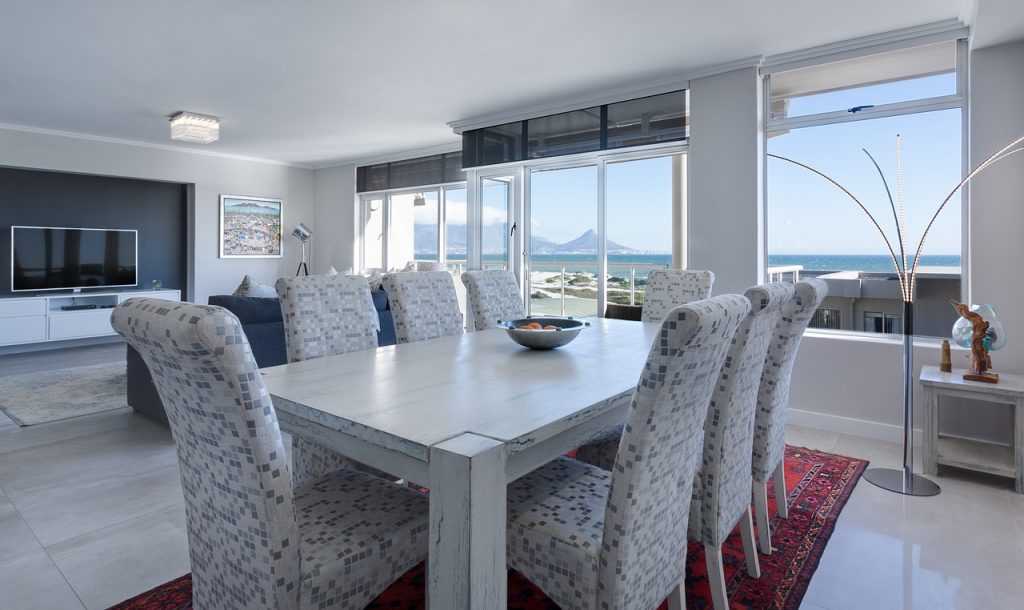 use light colors for fabrics to increase natural light in home