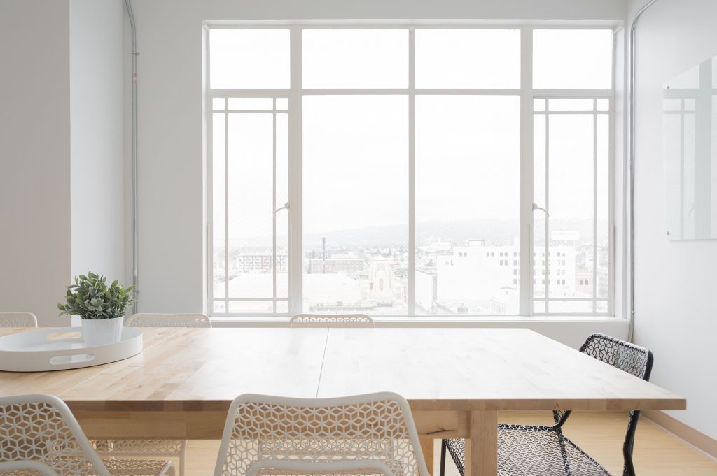 use low height furniture to increase natural light in home