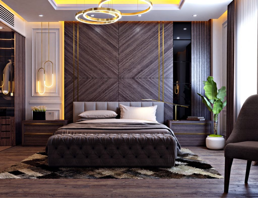 master bedroom with innovative design