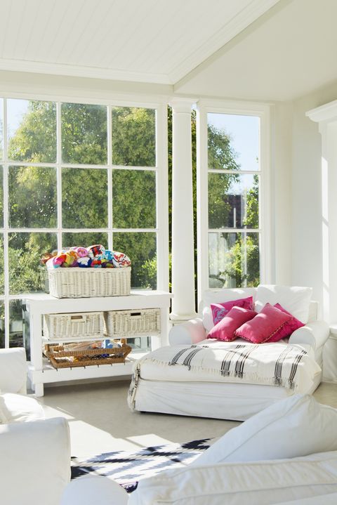 sunroom decorating ideas - understated color