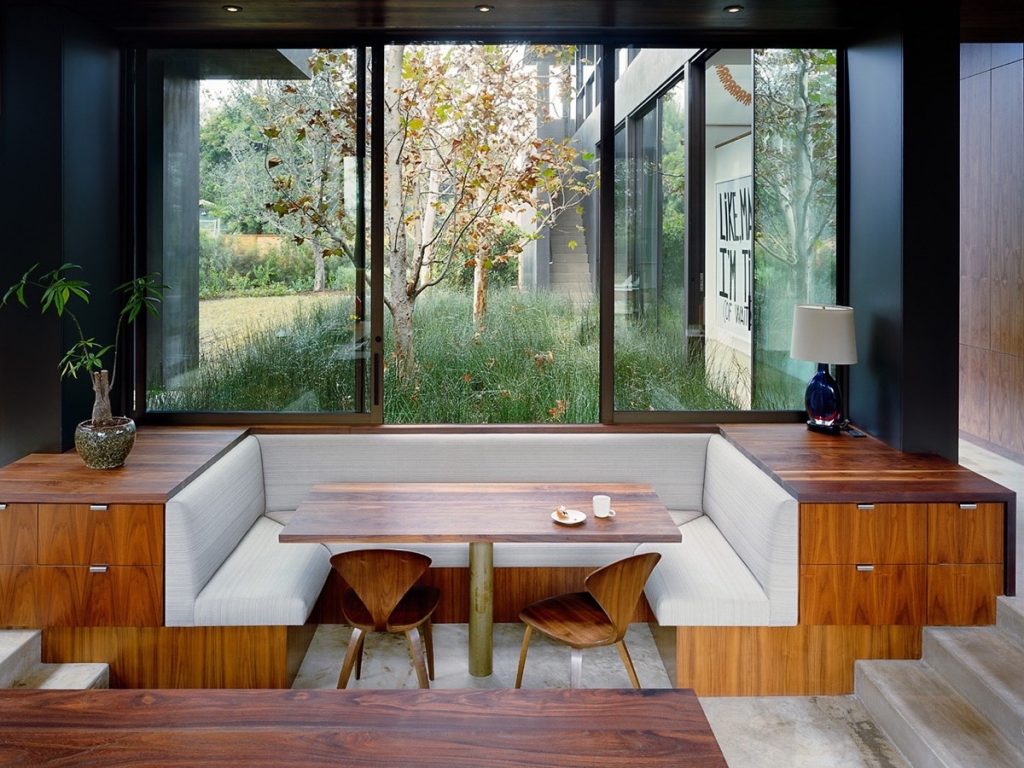 small kitchen design ideas - install breakfast nook