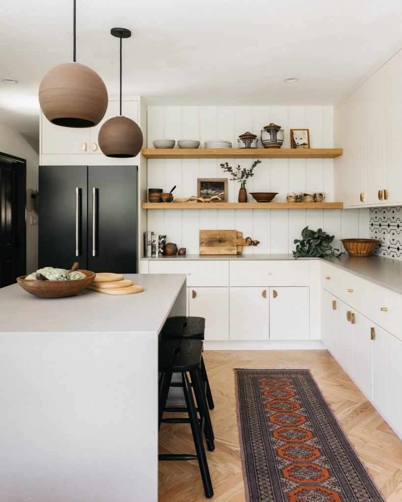small kitchen design ideas - lighting