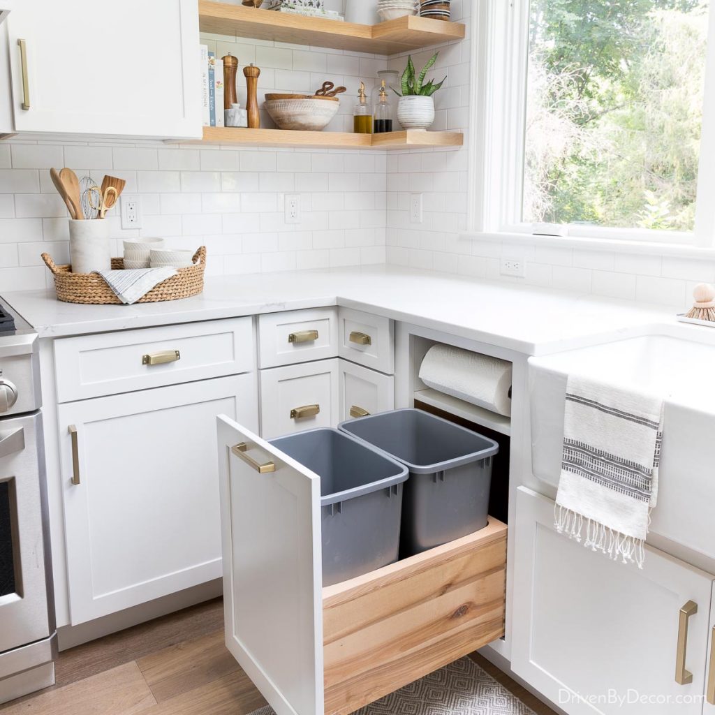 small kitchen ideas - cupboard storage