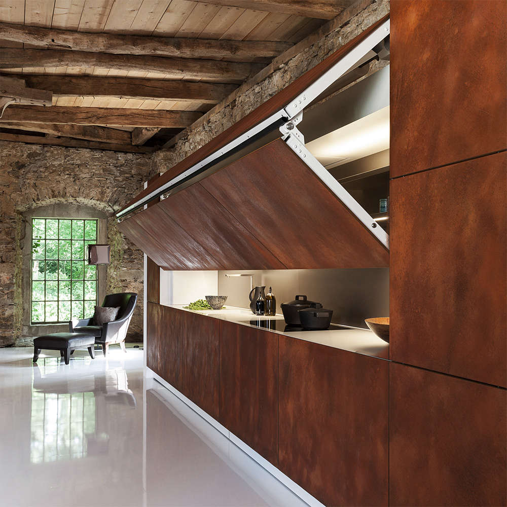 small kitchen ideas - disappearing kitchen