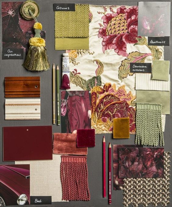 bedroom mood board - picture the walls