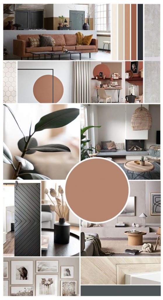 bedroom mood board - references for mood