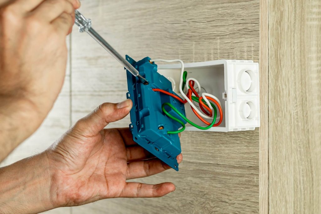 Preparing the Wall for Installation - Detach all the outlets and switches from their electrical boxes