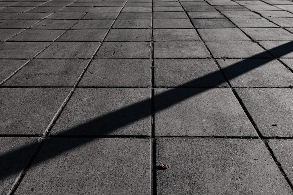Concrete flooring for interiors