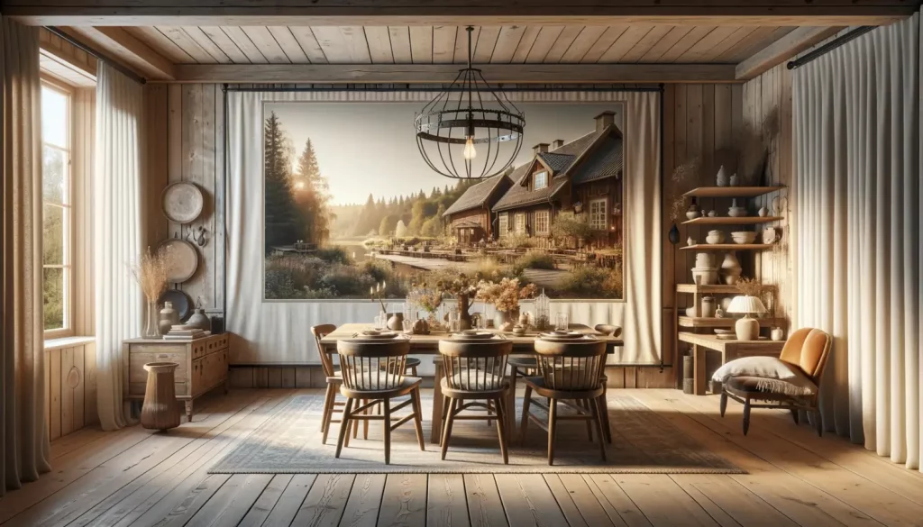 The Swedish dining room