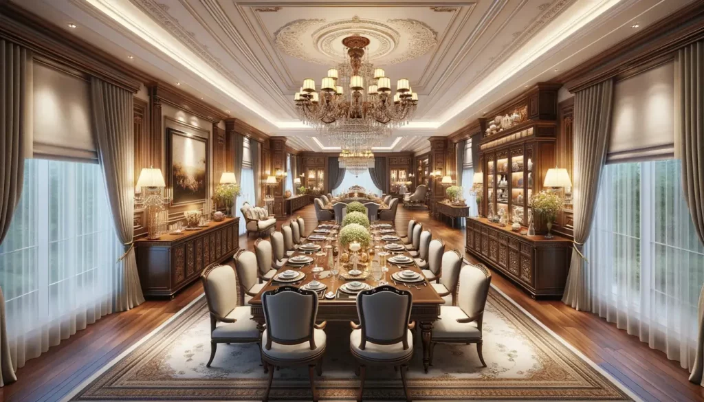 Traditional-dining-room-and-banquet-hall