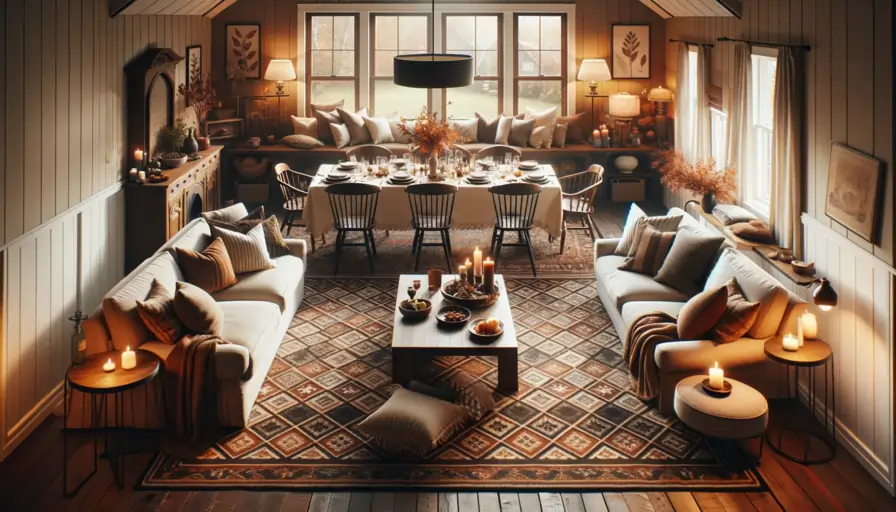 Thanksgiving Decoration - mini-conversation spots