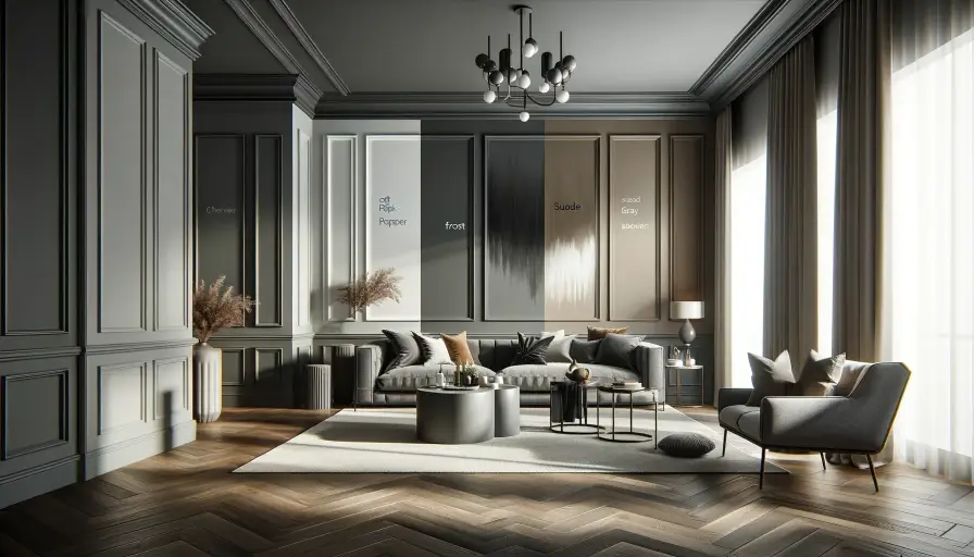 Cracked Pepper Color in Home Interior