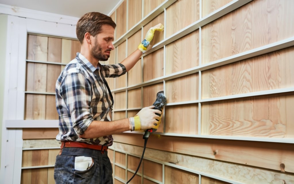 Level the Panels with a Sander