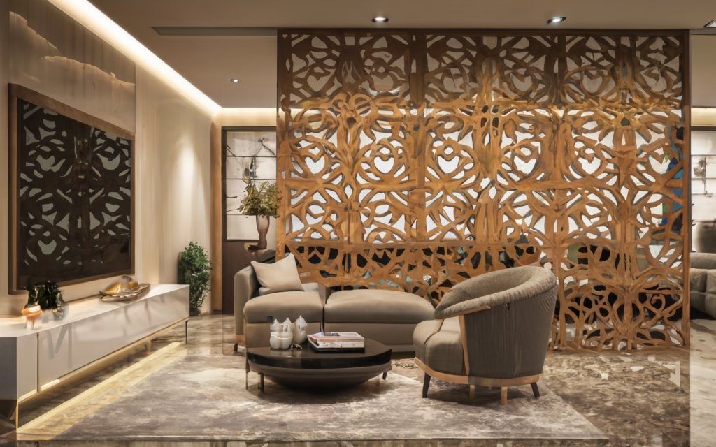 acrylic panel room divider