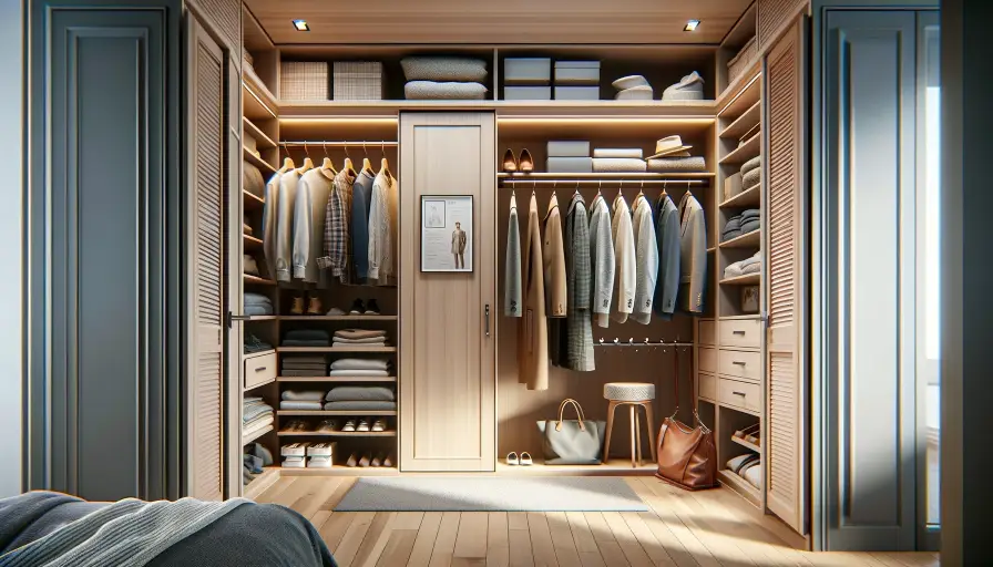 back of the closet door