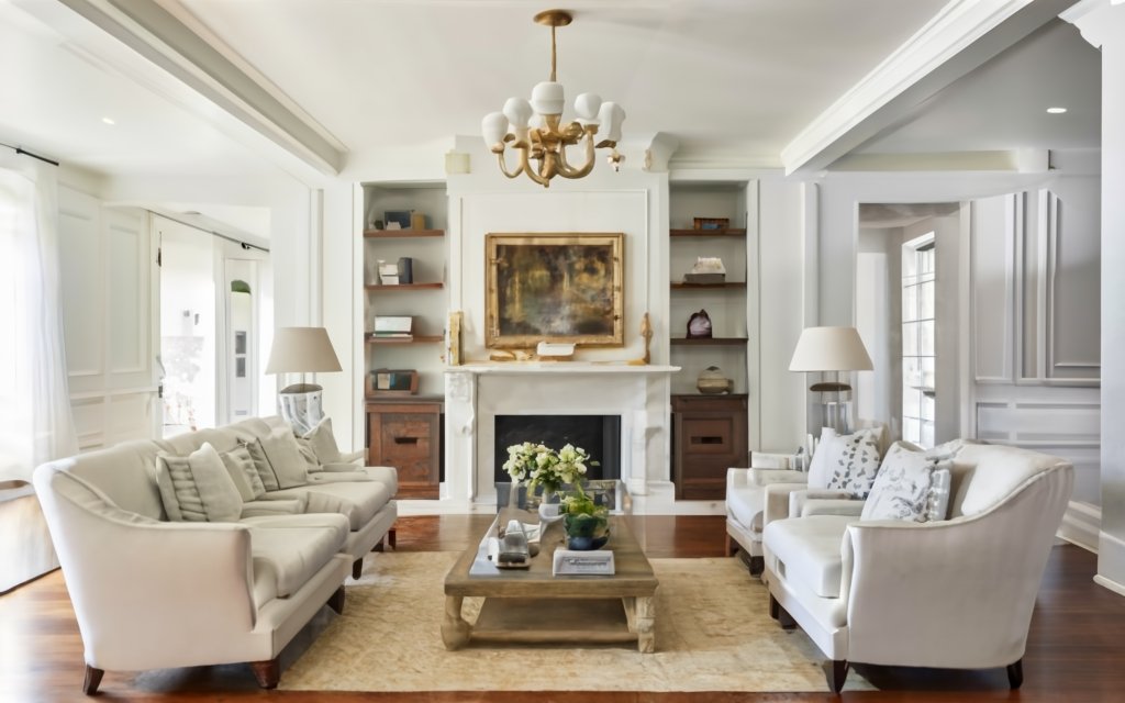 corbels in farmhouse