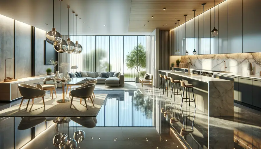 reflective surfaces in home decor