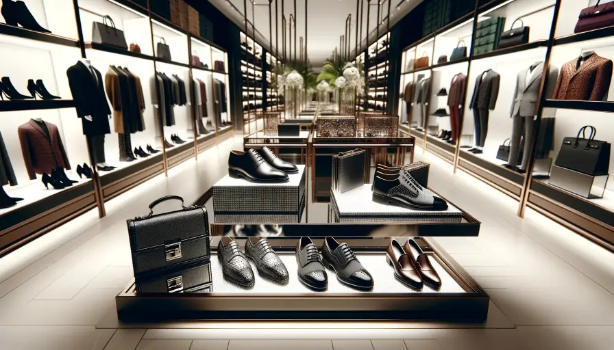 shoes and bags placements in walk-in closet