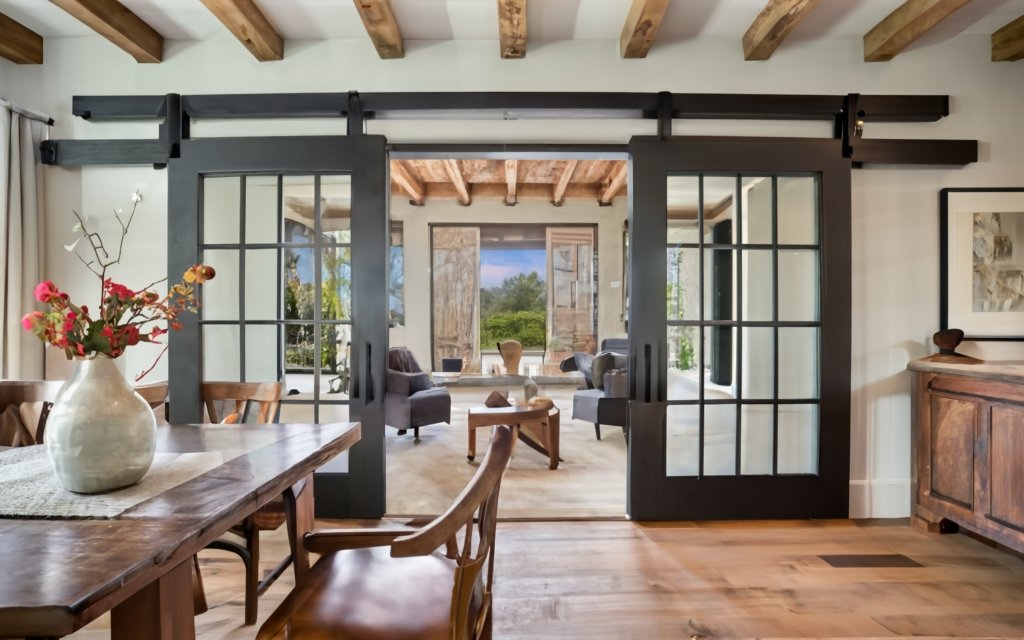 sliding doors as room divider