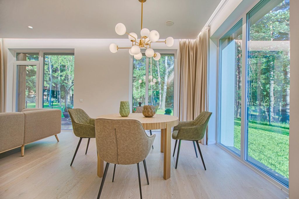 Bringing the Outside Inside in an open floor plan layout