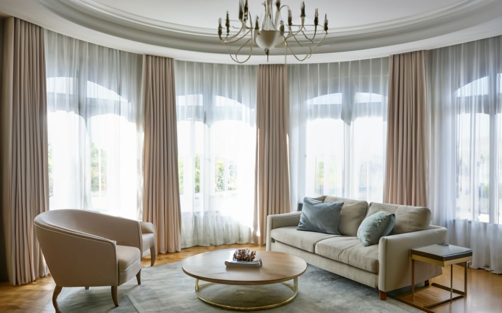 Don't overdo draperies in your design