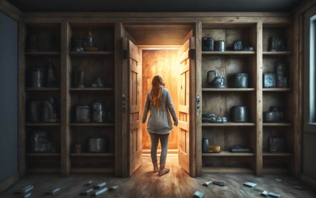 Doubly Safe Room with a Wooden Door