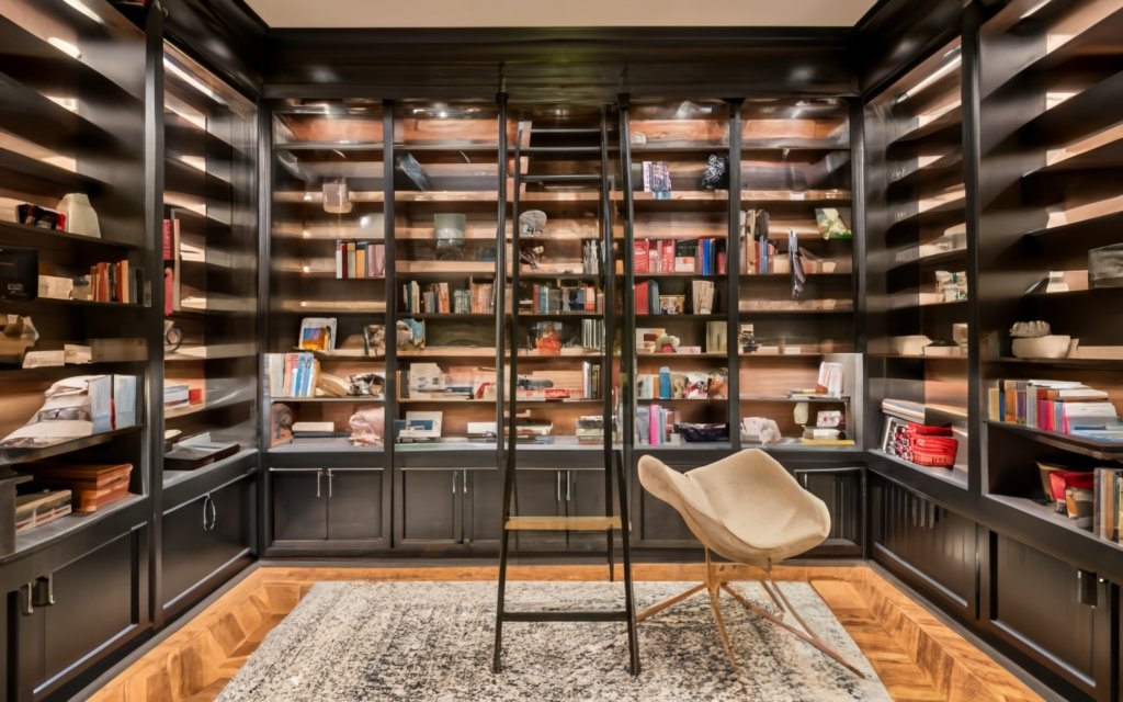 Library Ladder Leading Up to Leisure