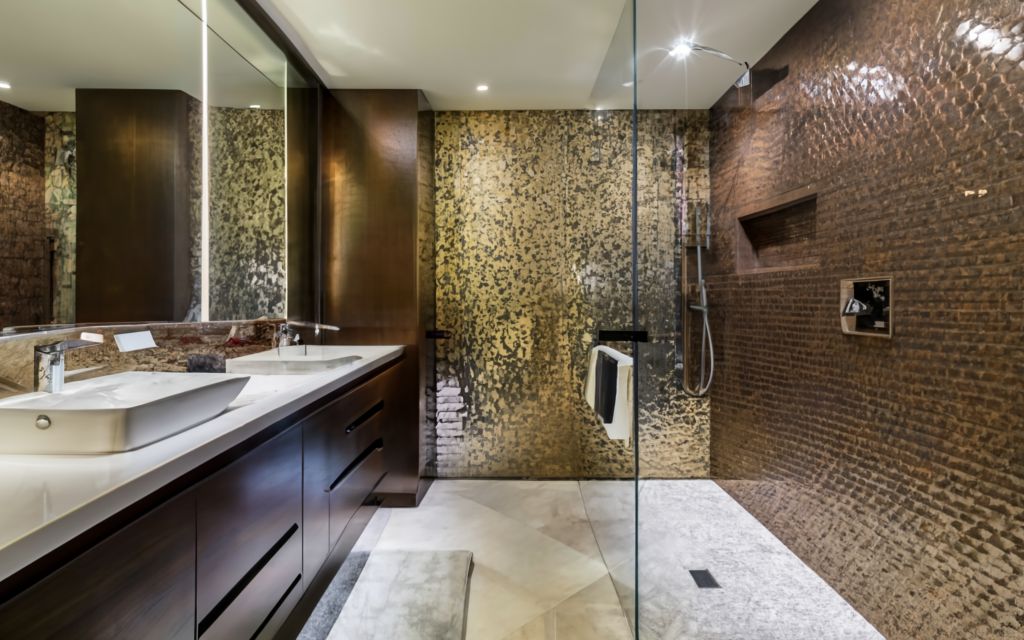 Metallic tiles
