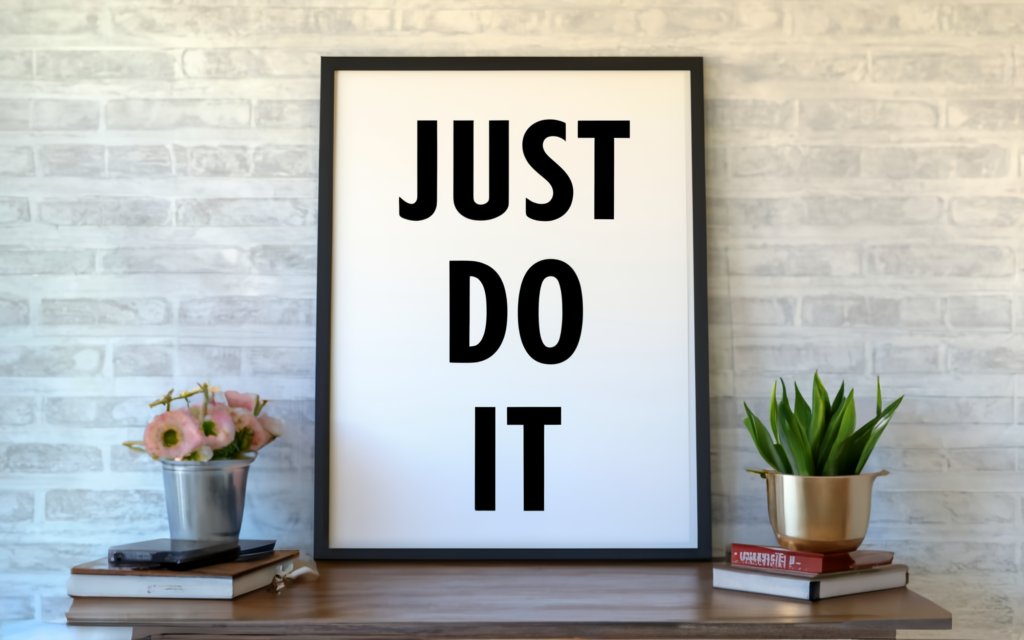 Mudroom ideas - Stick a Motivational Poster.jpg
