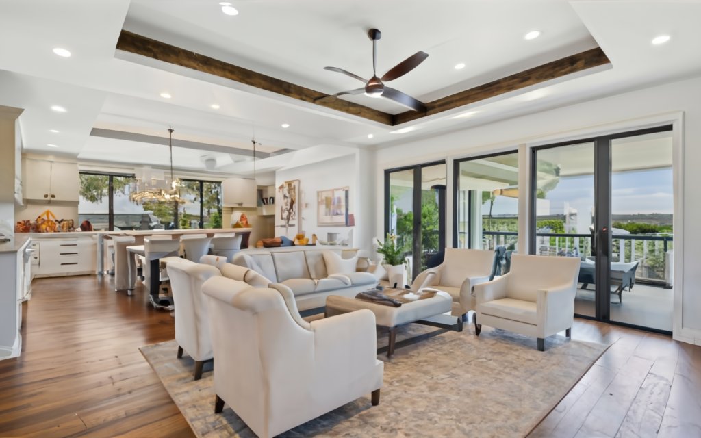The Ceiling Medallion and Ceiling Fan