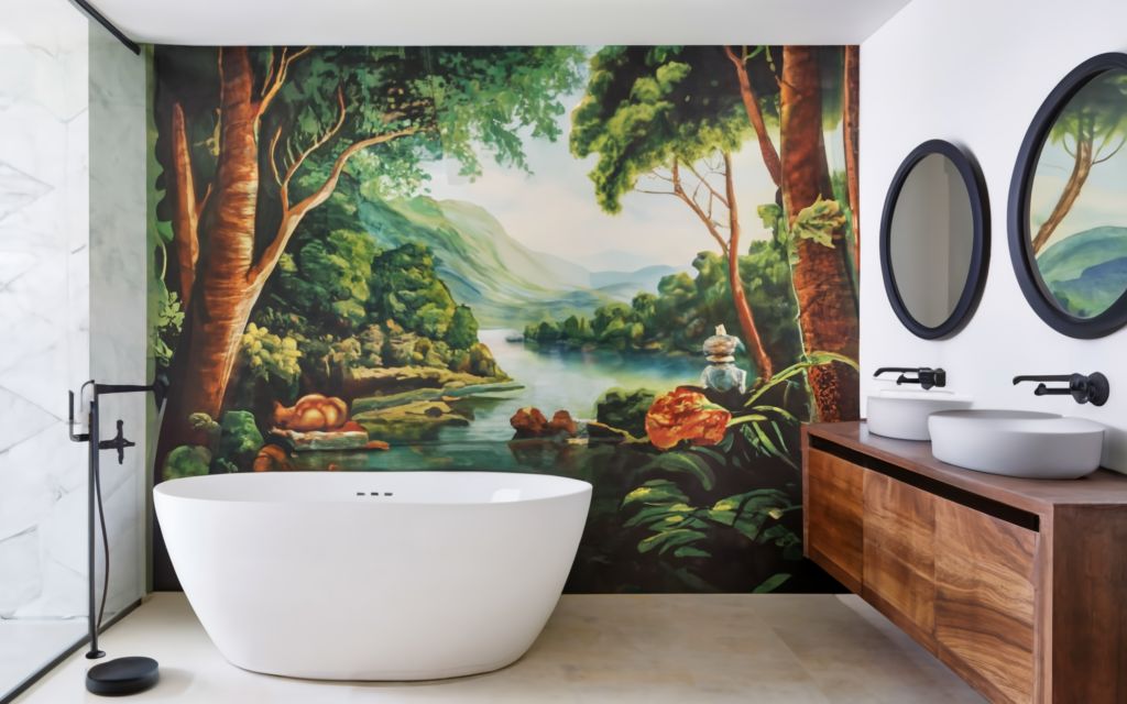 Whole Bathroom Wallpaper Murals