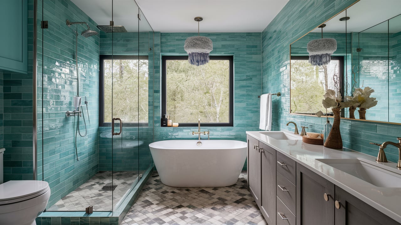 27 Stunning Bathroom Paint Color Ideas That Create the Illusion of Spaciousness