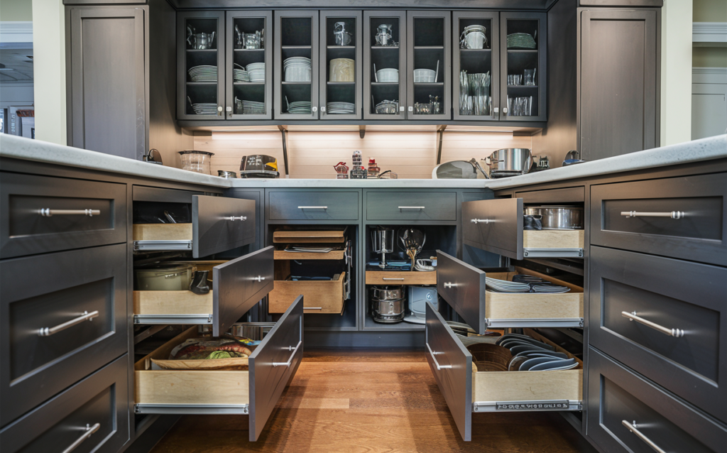 Use cabinet space wisely