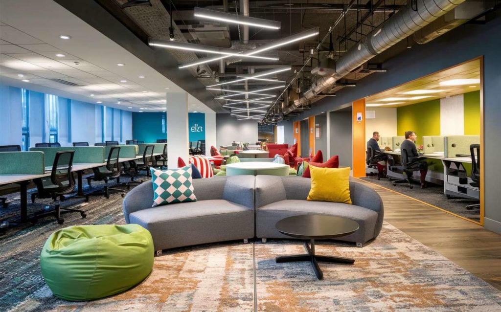 office fun space for collaboration