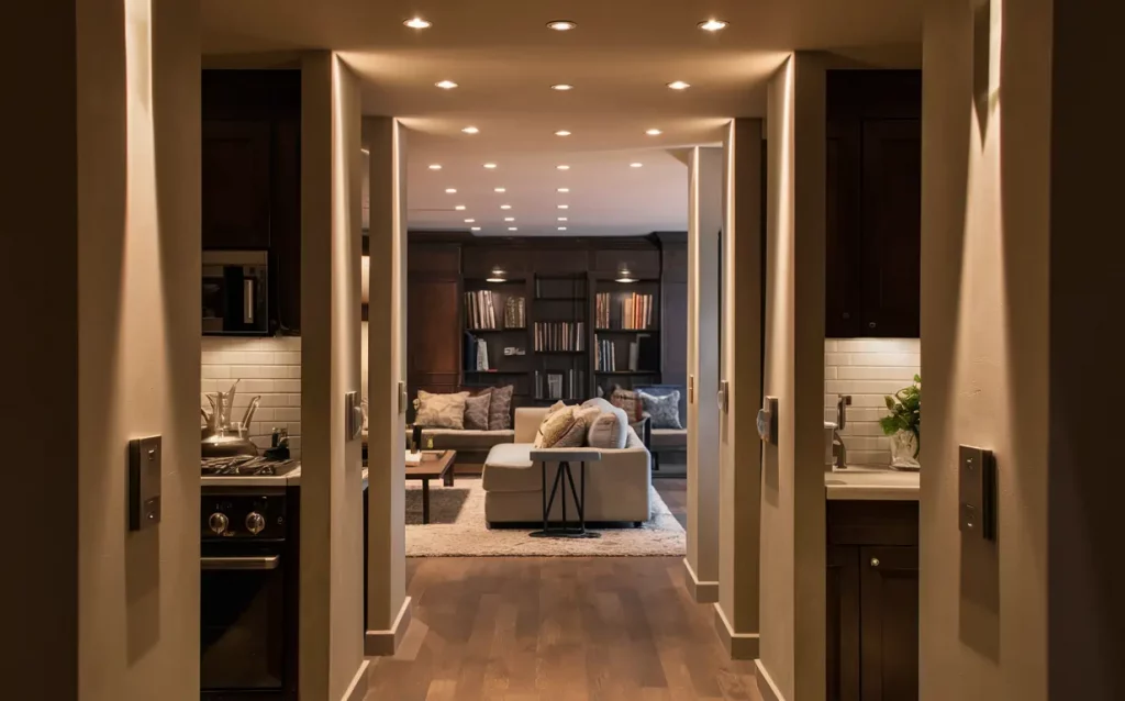 Recessed Lighting in hallway