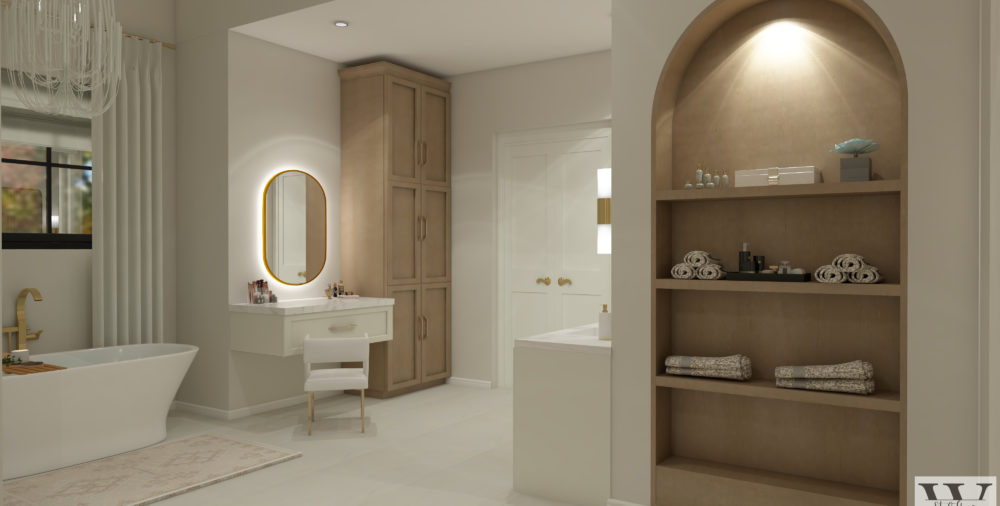 Renovated bathroom transformed into a spa-like retreat with Foyr Neo