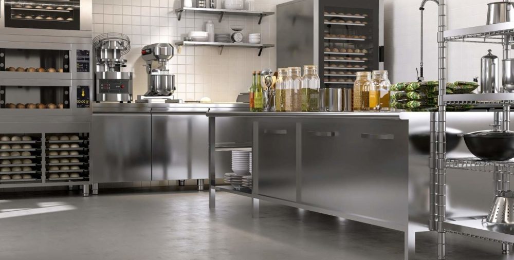 picture describing the commercial kitchen in any restraunt