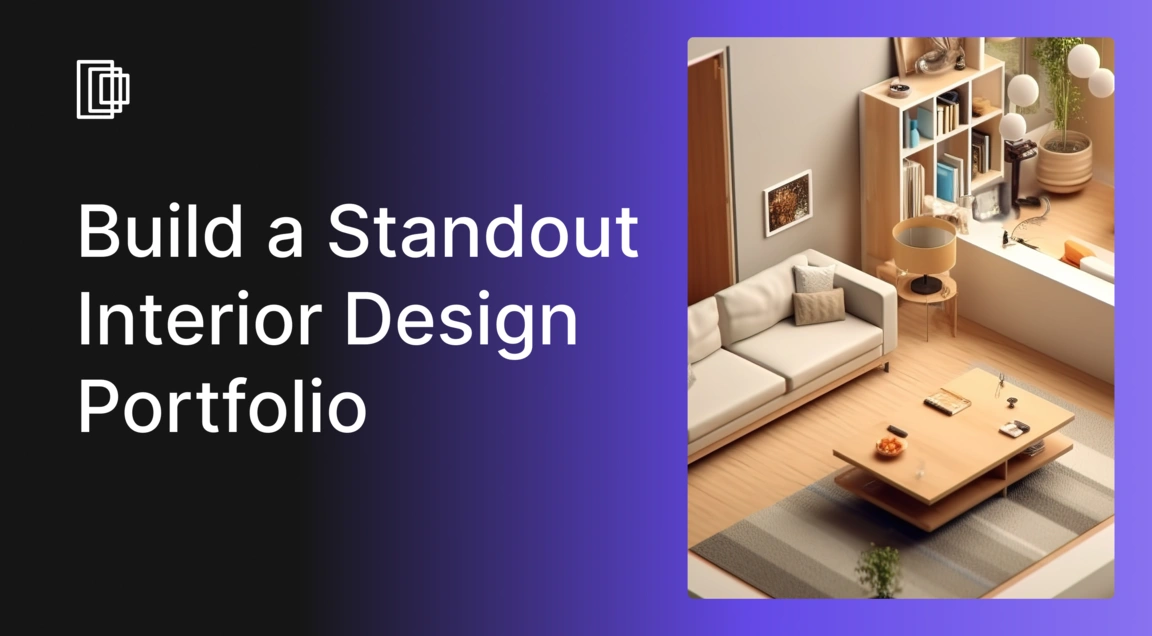how to create an interior design portfolio