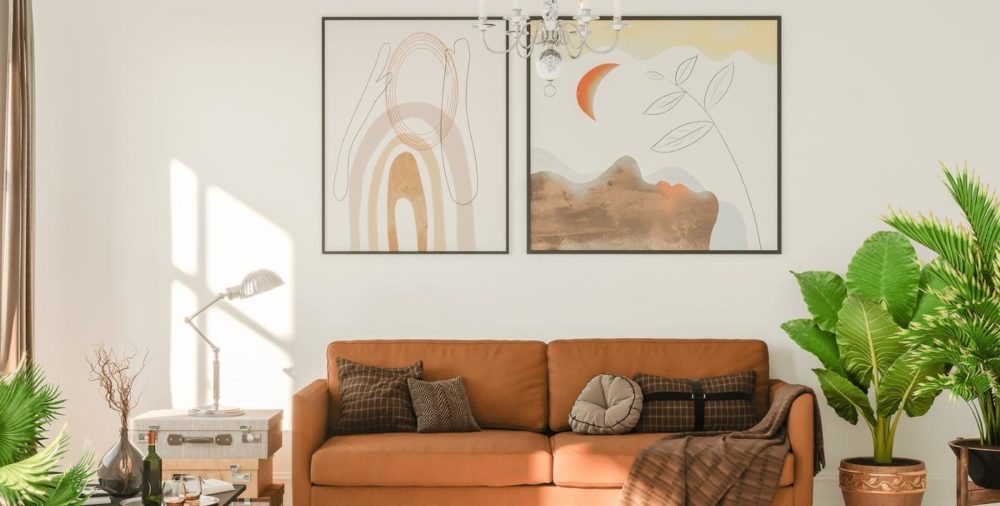 image describing a rented house being decorated