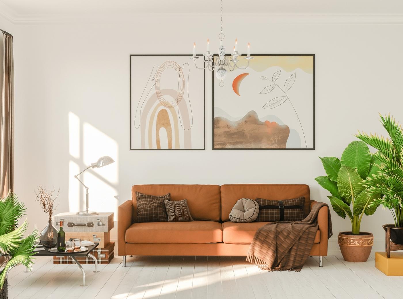 image describing a rented house being decorated