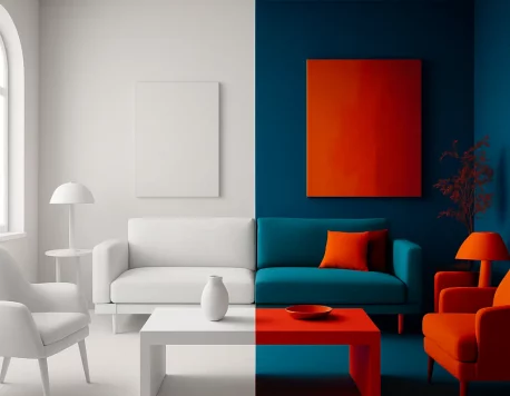 Color Drenching Trend 2025: Transform Interiors Beyond White Walls