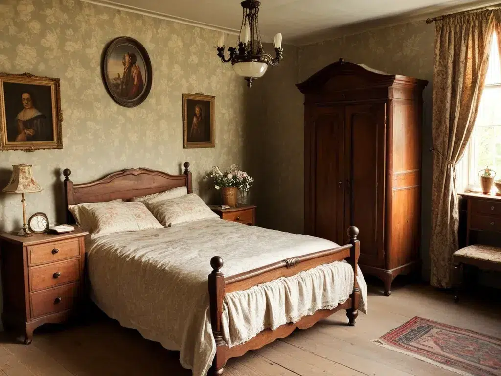 Old English style bedroom