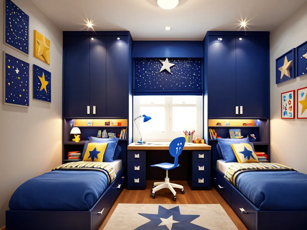 Modern contemporary kids room