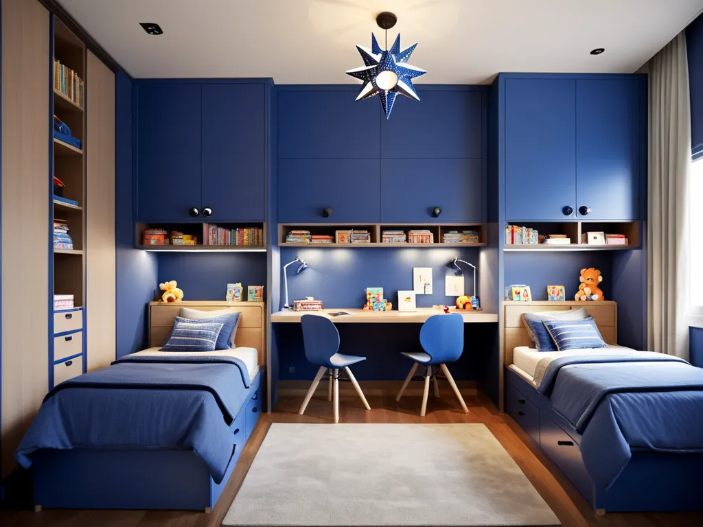 Modern contemporary kids room