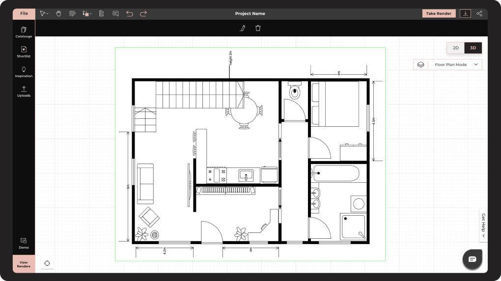 Draw Your Bathroom Floor Plan